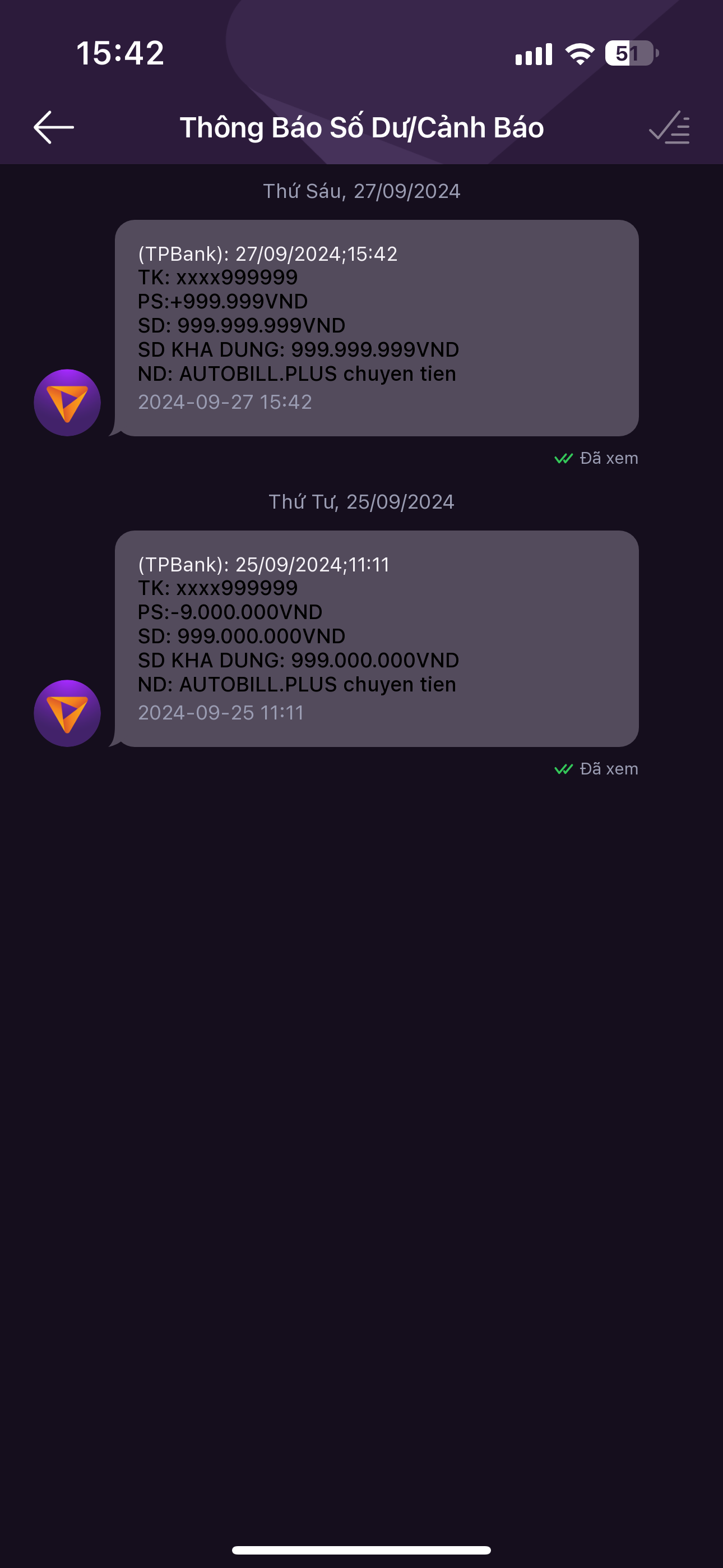 Demo bill