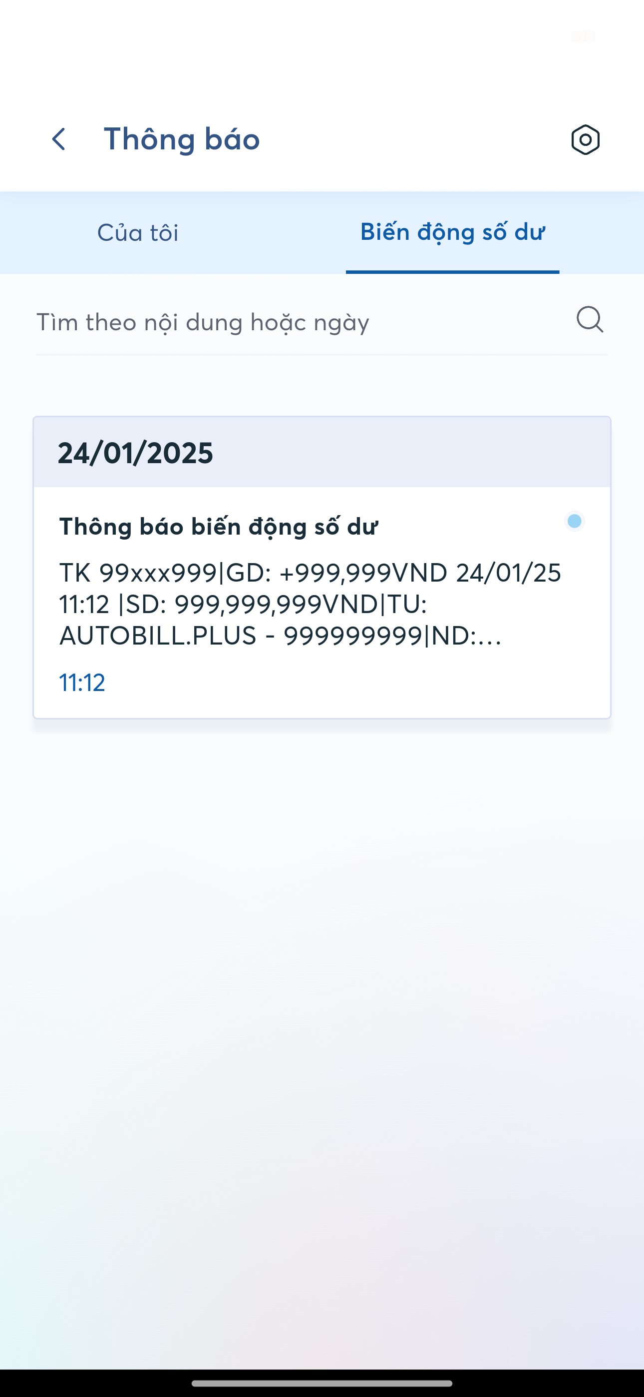 Demo bill