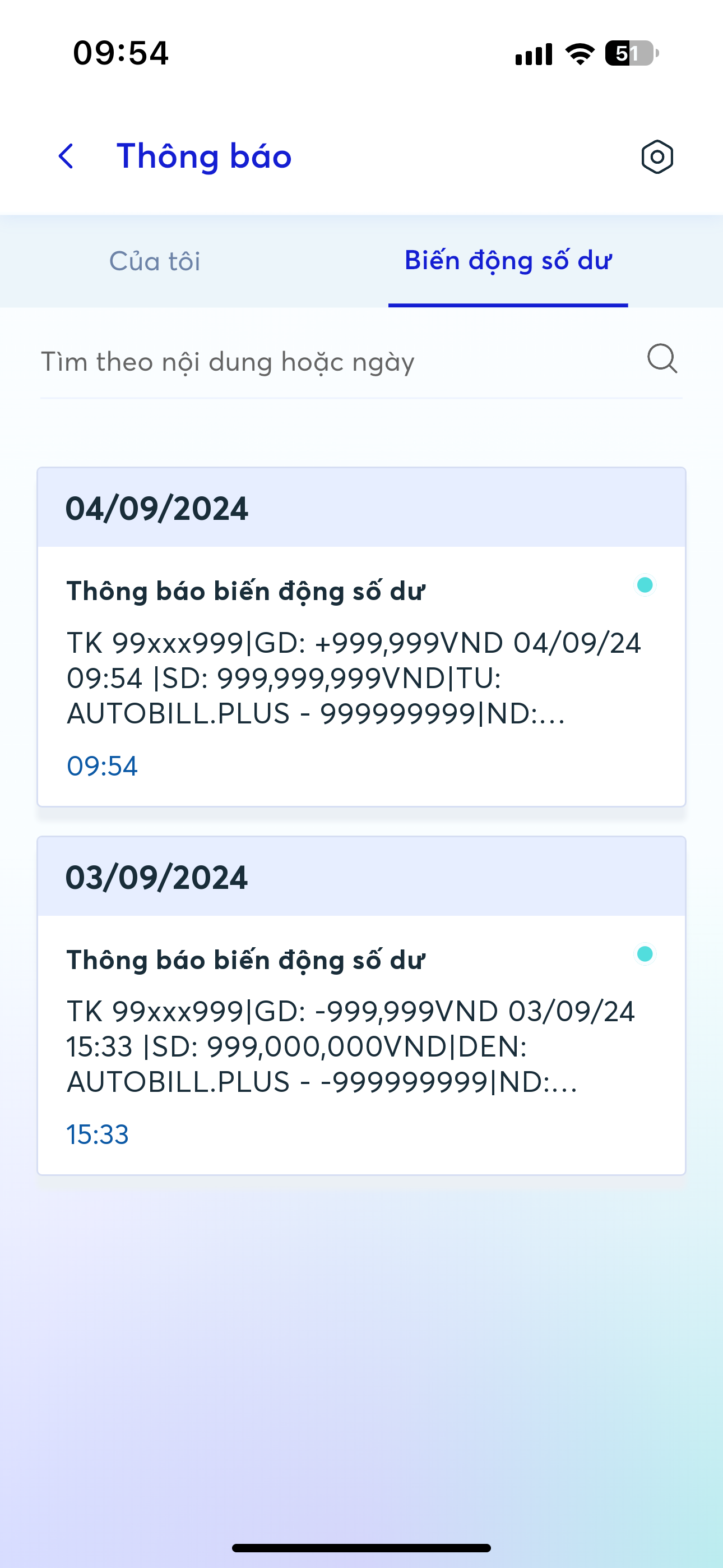 Demo bill